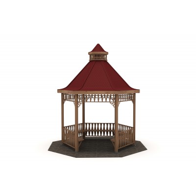 51 K 4x4 Hexagon Decorative Gazebo